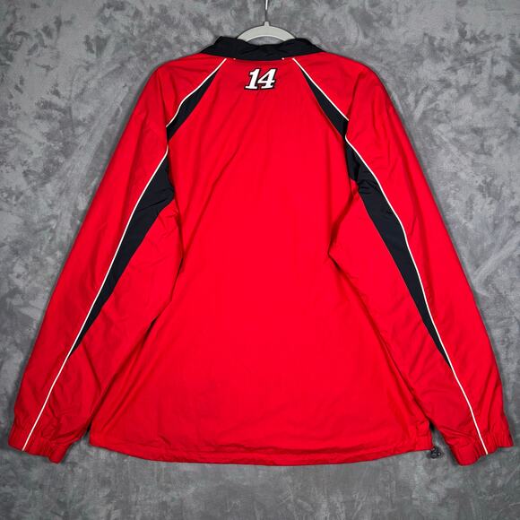 Tony Stewart #14 Office Depot NASCAR Jacket XL Red Black VF Imagewear - Picture 2 of 11